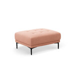 Atzveltnes krēsls 'bemy' rozā, samts