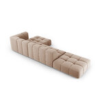 Modular corner sofa &#39;serena&#39; beige, velvet, better