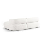 Угловой диван «Дженни» светло-бежевый, шенилл, правый