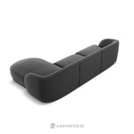 Miley corner sofa (micadon limited edition) grey, velvet, better