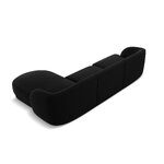 Miley corner sofa (micadon limited edition) black, velvet, better