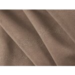 Угловой диван «Бэми» серо-коричневый, бархат, правый