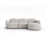 Corner sofa &#39;blair&#39; grey, chenille, better