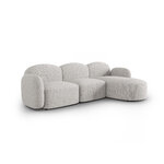 Corner sofa &#39;blair&#39; grey, chenille, better