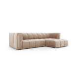 Modulaarinen kulmasohva &quot;serena&quot; beige, sametti, parempi