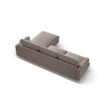 Stūra dīvāns &#39;aliya&#39; betona krāsa, samts, labais