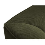 Corner sofa ruby, 3-seater (micadon home) green, velvet, better