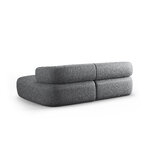 Corner sofa &#39;jenny&#39; dark grey, chenille, right