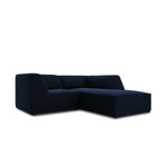 Corner sofa ruby, 3-seater (micadon home) deep blue, velvet, better