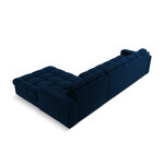 Corner sofa (justin) micadon limited edition deep blue, velvet, better