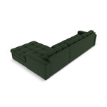 Corner sofa (justin) micadon limited edition dark green, structured fabric, better