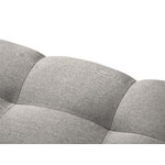 Corner sofa (justin) micadon limited edition light gray, structured fabric, better