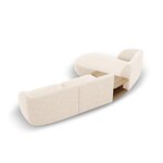 Modular sofa 'miley' ivory, chenille, left