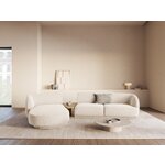 Modular sofa 'miley' ivory, chenille, left