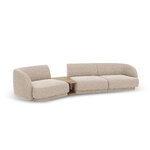 Modulaarinen sohva &#39;miley&#39; beige, chenille, vasen