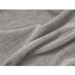 Угловой диван «Мартина» светло-серый, структурированная ткань, левый