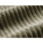 Угловой диван «Мартина» мохово-зелёный, вельвет, левый