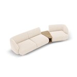Modular sofa 'miley' ivory, chenille, right