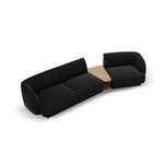 Modular sofa 'miley' anthracite, chenille, right