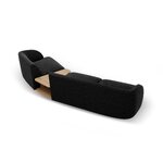 Modular sofa 'miley' anthracite, chenille, right