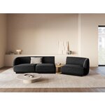 Modular sofa 'miley' anthracite, chenille, right