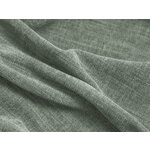 Corner sofa 'martina' moss green, structured fabric, right