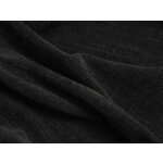 Угловой диван «Мартина» черный, структурированная ткань, правый