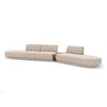 Modulaarinen sohva &quot;miley&quot; beige, chenille, parempi