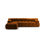 Corner sofa (bellis) 282x155 brick, boucle, left
