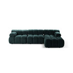 Corner sofa (bellis) 282x155 petrol, boucle, right