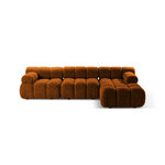 Corner sofa (bellis) 282x155 brick, boucle, right