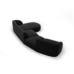 Модульный диван «Майли» антрацит, шенилл, справа