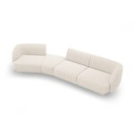 Modulaarinen sohva &#39;miley&#39; beige, boucle, vasen