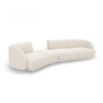 Modulaarinen sohva &#39;miley&#39; beige, boucle, vasen