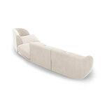 Modulaarinen sohva &quot;miley&quot; vaalea beige, sametti, parempi