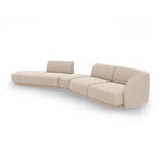 Modulaarinen sohva &#39;miley&#39; beige, chenille, vasen