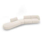 Modulaarinen sohva &quot;miley&quot; beige, boucle, vasen