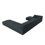 Kampinė sofa rubino, 7 vietų (micadon home) mėlyna, aksominė, geresnė