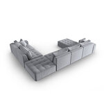 Modular corner sofa &#39;mike&#39; grey, velvet, better