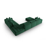 Modular corner sofa &#39;mike&#39; green, velvet, right