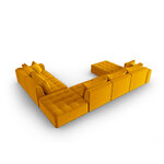 Modular corner sofa &quot;mike&quot; golden, velvet, better