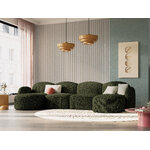 Panoramic sofa &#39;blair&#39; green, chenille