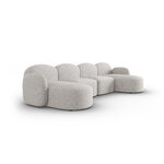 Panoramic sofa &#39;blair&#39; grey, chenille