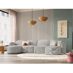 Panoramic sofa &#39;blair&#39; grey, chenille