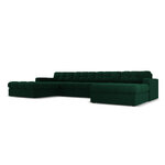 Panoramic sofa (justin) micadon limited edition bottle green, velvet