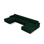 Panoramic sofa (justin) micadon limited edition bottle green, velvet