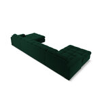 Panoramic sofa (justin) micadon limited edition bottle green, velvet