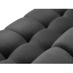 Panoramic sofa (justin) micadon limited edition grey, velvet