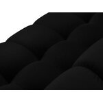 Panorāmas dīvāns (justin) micadon limitēts izdevums melns, samts