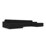 Panoramic sofa (justin) micadon limited edition black, structured fabric